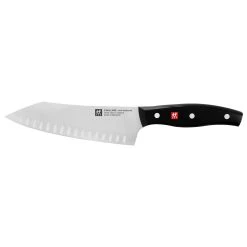 Hot Sale 😉 ZWILLING TWIN Signature 7-inch Rocking Santoku Knife , Hollow Edge 😀