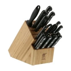 Outlet π ZWILLING TWIN Gourmet 18-pc, Knife block set, natural π