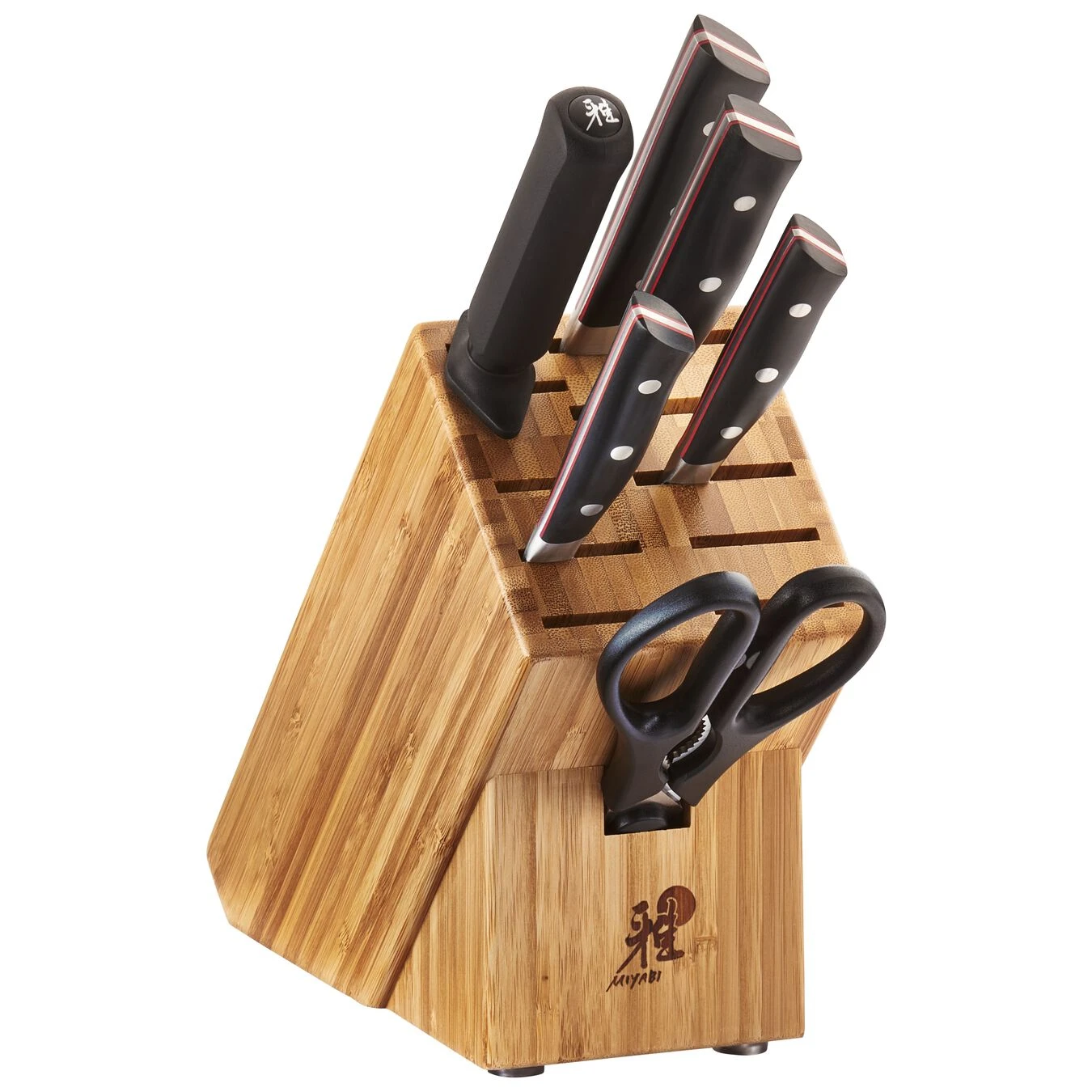 Outlet π MIYABI Evolution 7-pc, Knife block set, natural π 2 Outlet π MIYABI Evolution 7-pc, Knife block set, natural π - Image 2