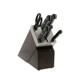 Best deal ✔️ ZWILLING Gourmet 7-pc, Self-Sharpening Knife Block Set , brown 👏