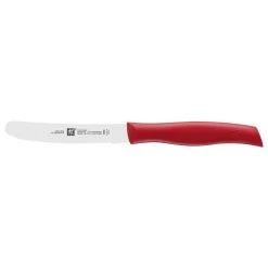 Best deal 🧨 ZWILLING TWIN Grip 4.5-inch Utility Knife Red, Serrated edge ✨