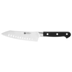 Hot Sale 🔥 ZWILLING Pro 5.5-inch Rocking Santoku Knife, Hollow Edge 👏