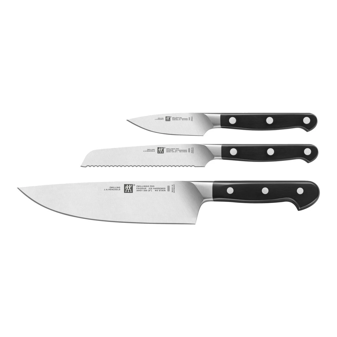 Brand new π ZWILLING Pro 3-pc, Starter Knife Set π 1 Brand new π ZWILLING Pro 3-pc, Starter Knife Set π