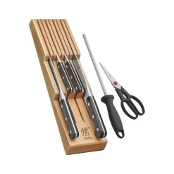 New 🧨 ZWILLING Pro 7-pc, Knife block set, white 😍