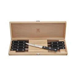 Coupon π ZWILLING TWIN Gourmet 8-pc, Steak Knife Set with Wood Presentation Case π